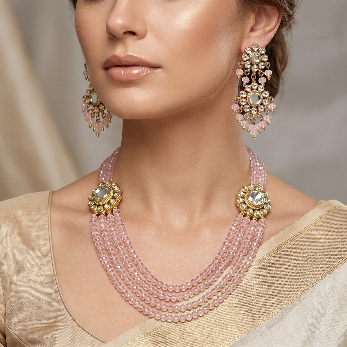 Saniya Kundan Necklace Set