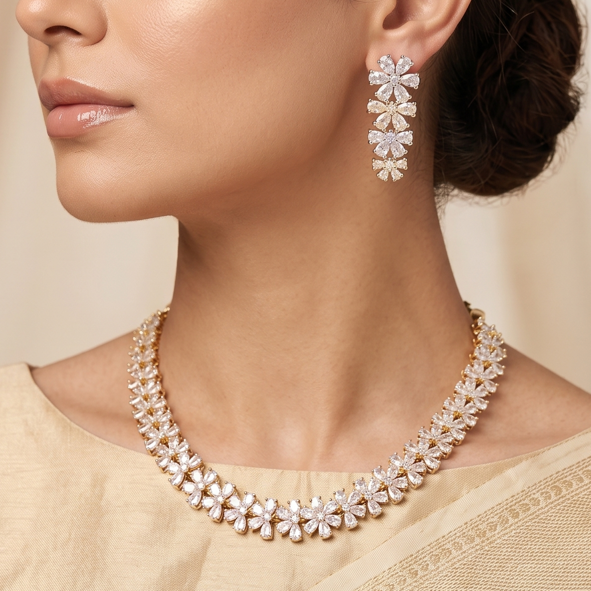 Aparna Zircon Set