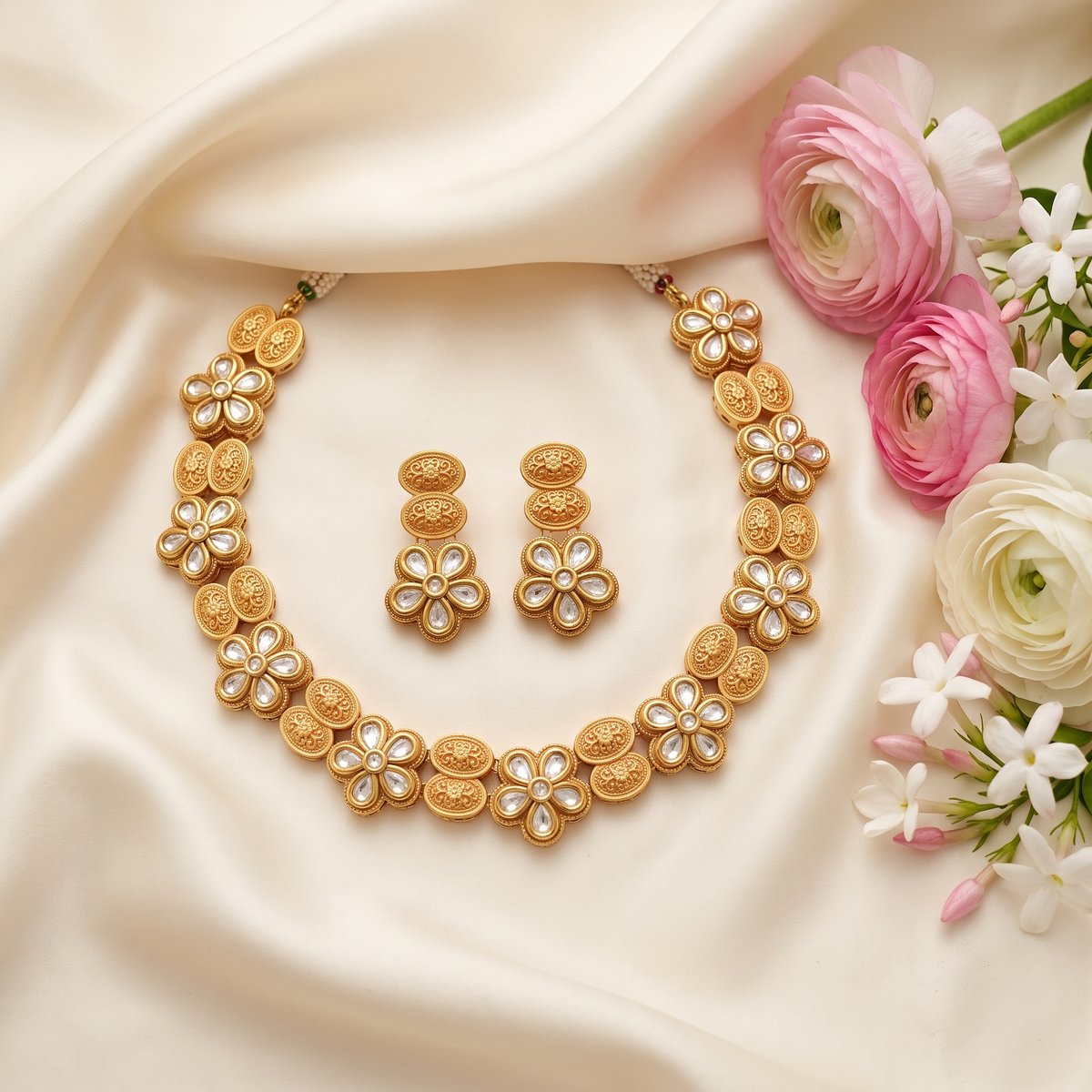 Kshiti Kundan Necklace Set