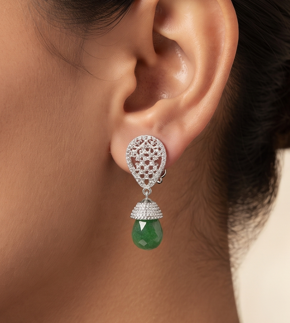Chhavi Zircon Earrings