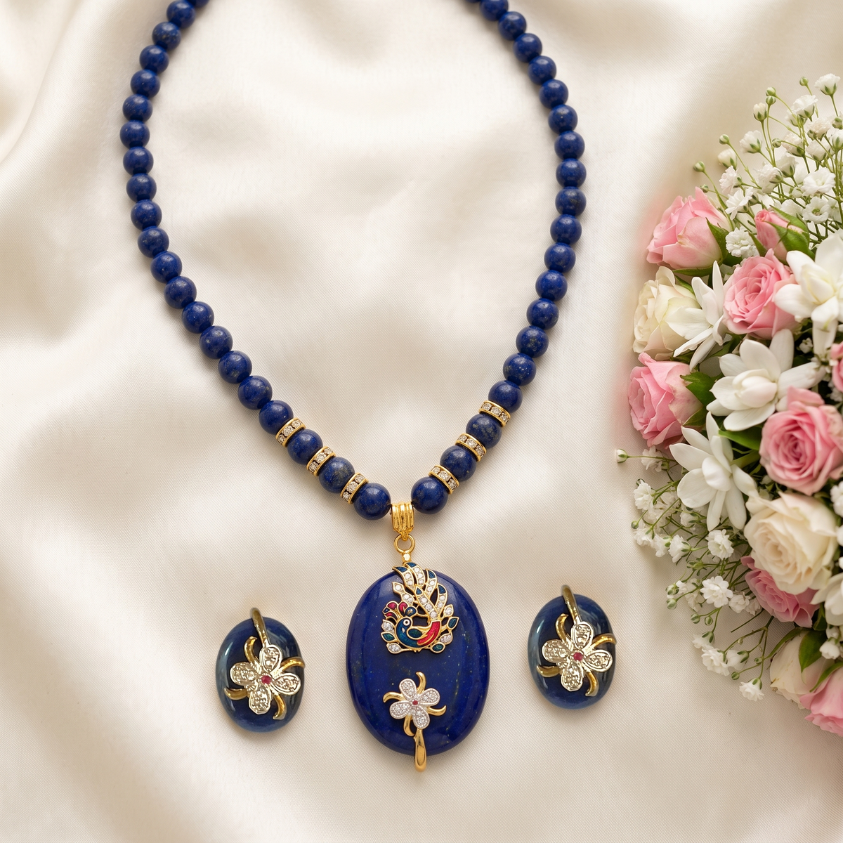 Kiara Kundan Pendent Set