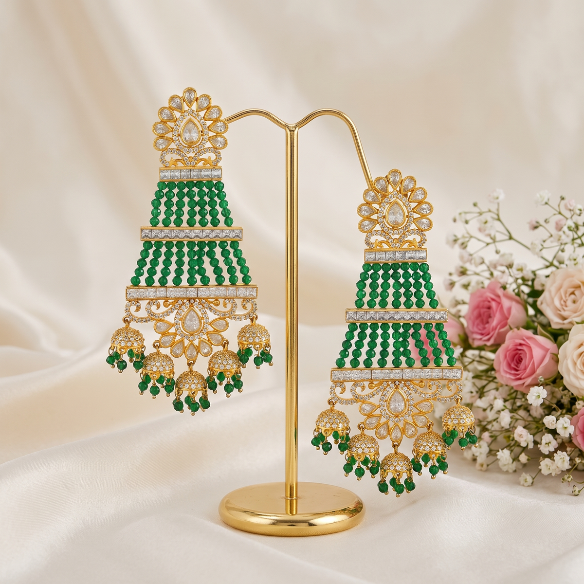 Bhanwari Kundan Earrings