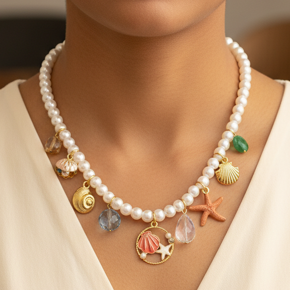 Vedika Pearl Fashion Necklace