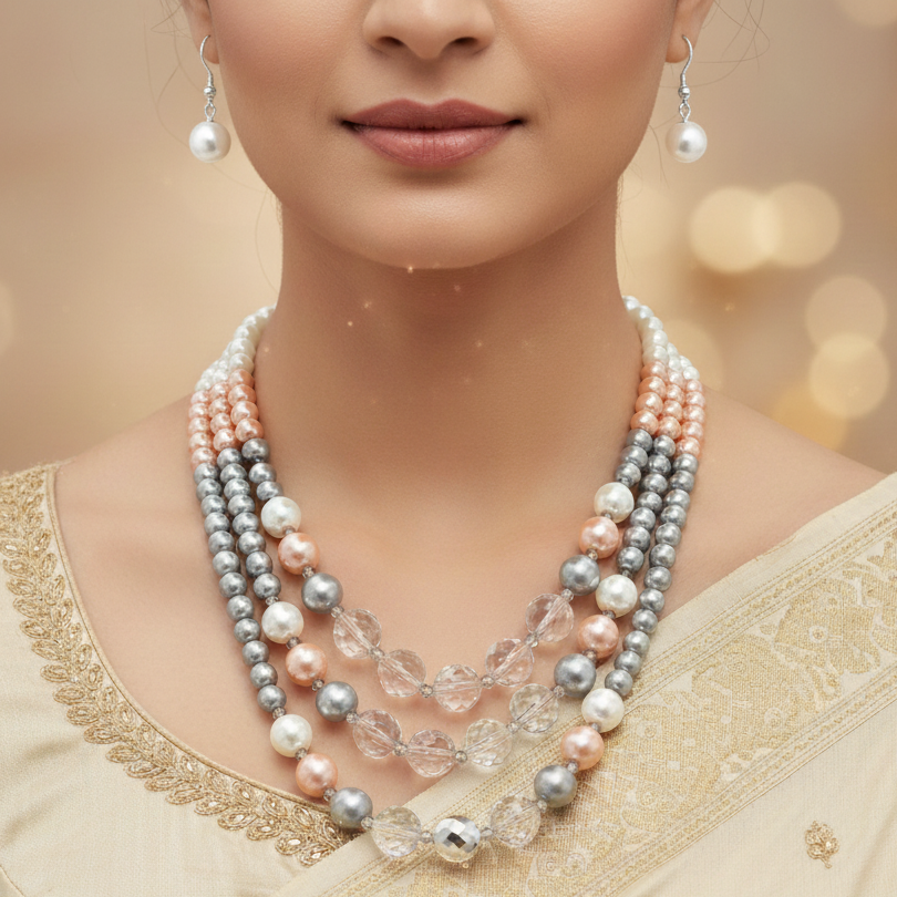 Lalitha Pearl Necklace Sets
