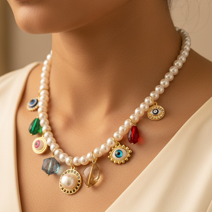 Anandhi Pearl Fashion Necklace