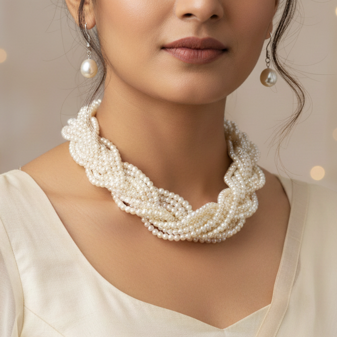Manorama Pearl Necklace Sets