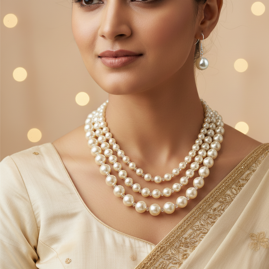 Pearl Necklace Sets
