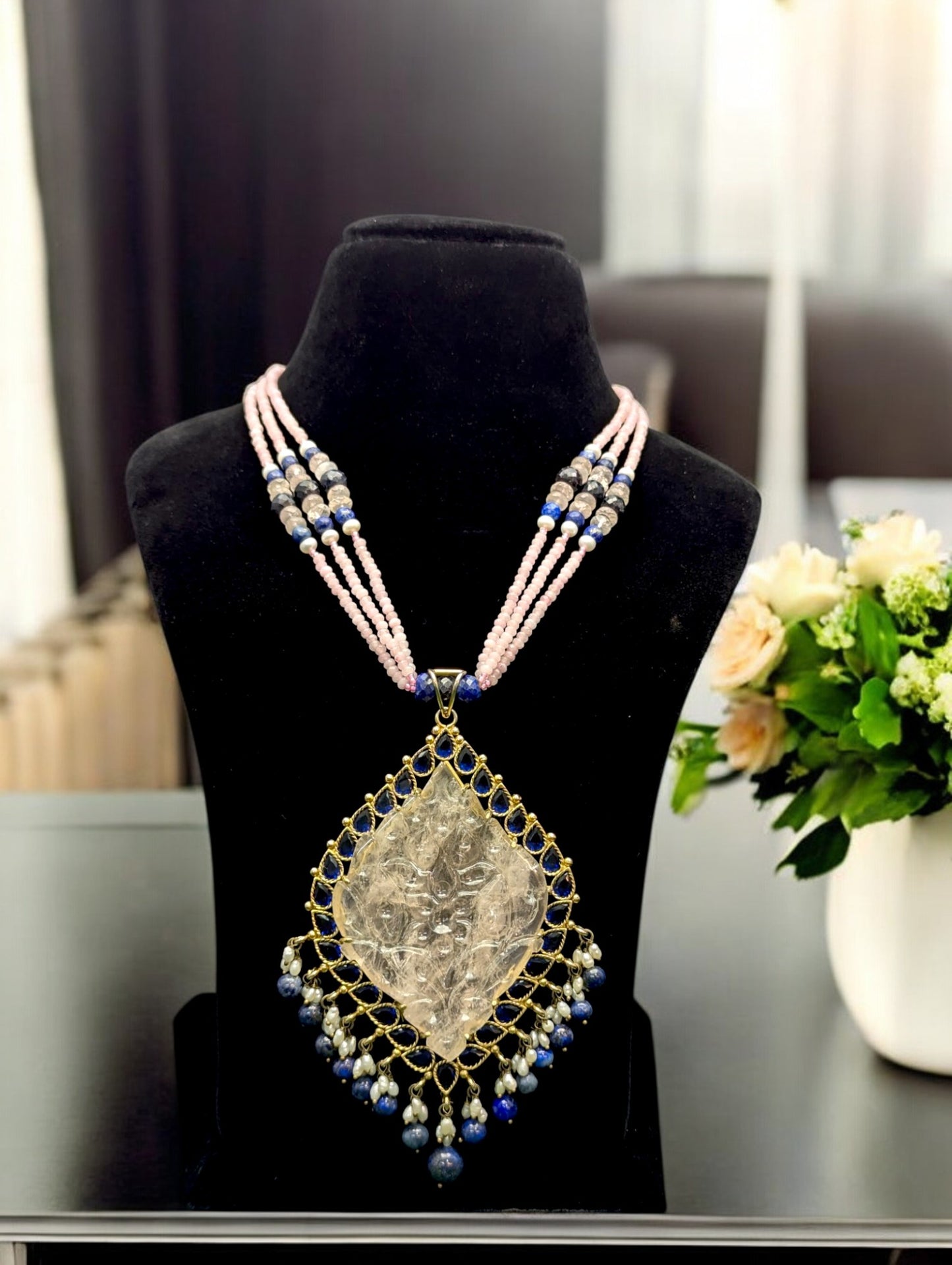 Anaya Semi-Pr. Navratan Necklace