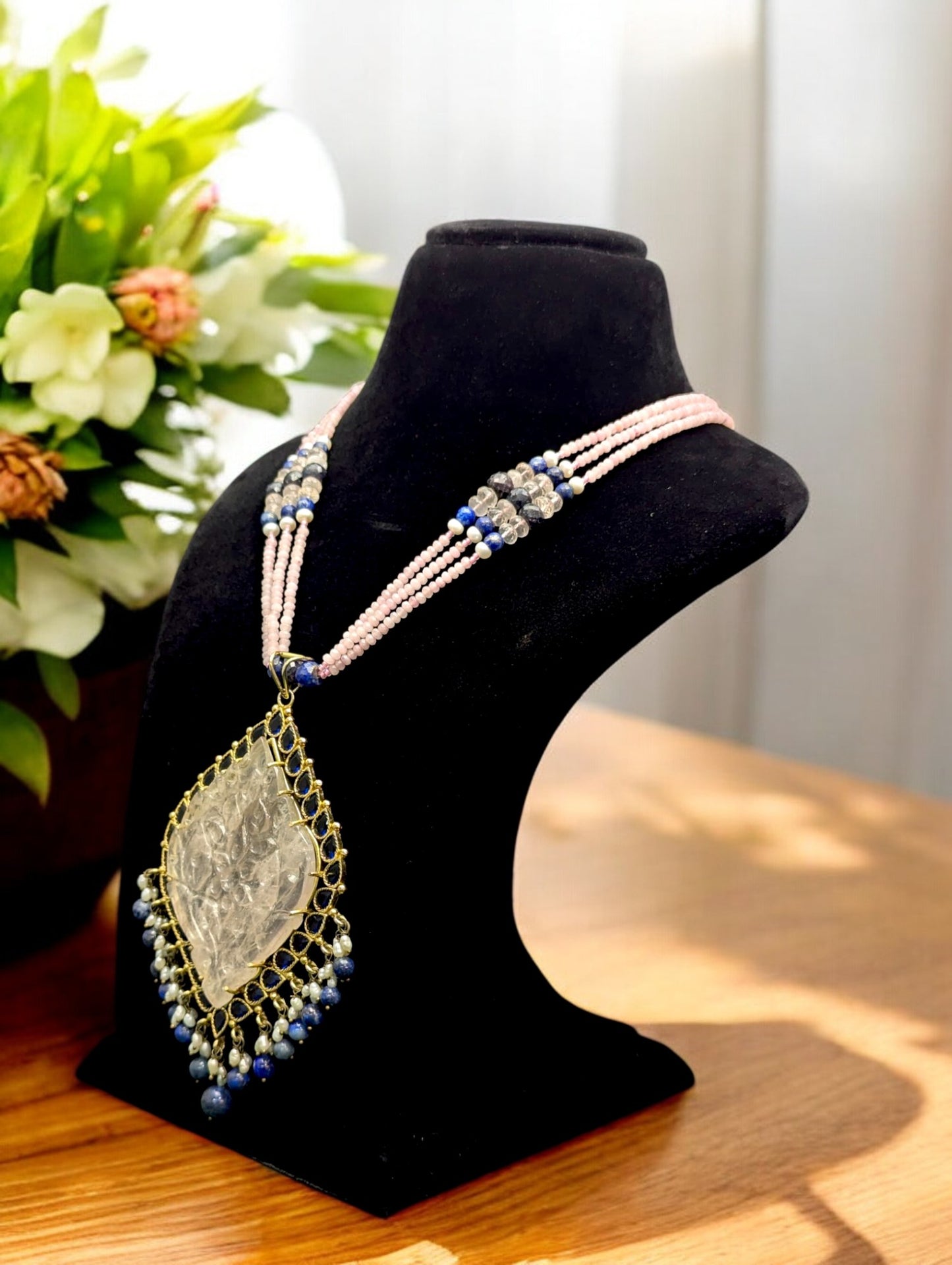 Anaya Semi-Pr. Navratan Necklace