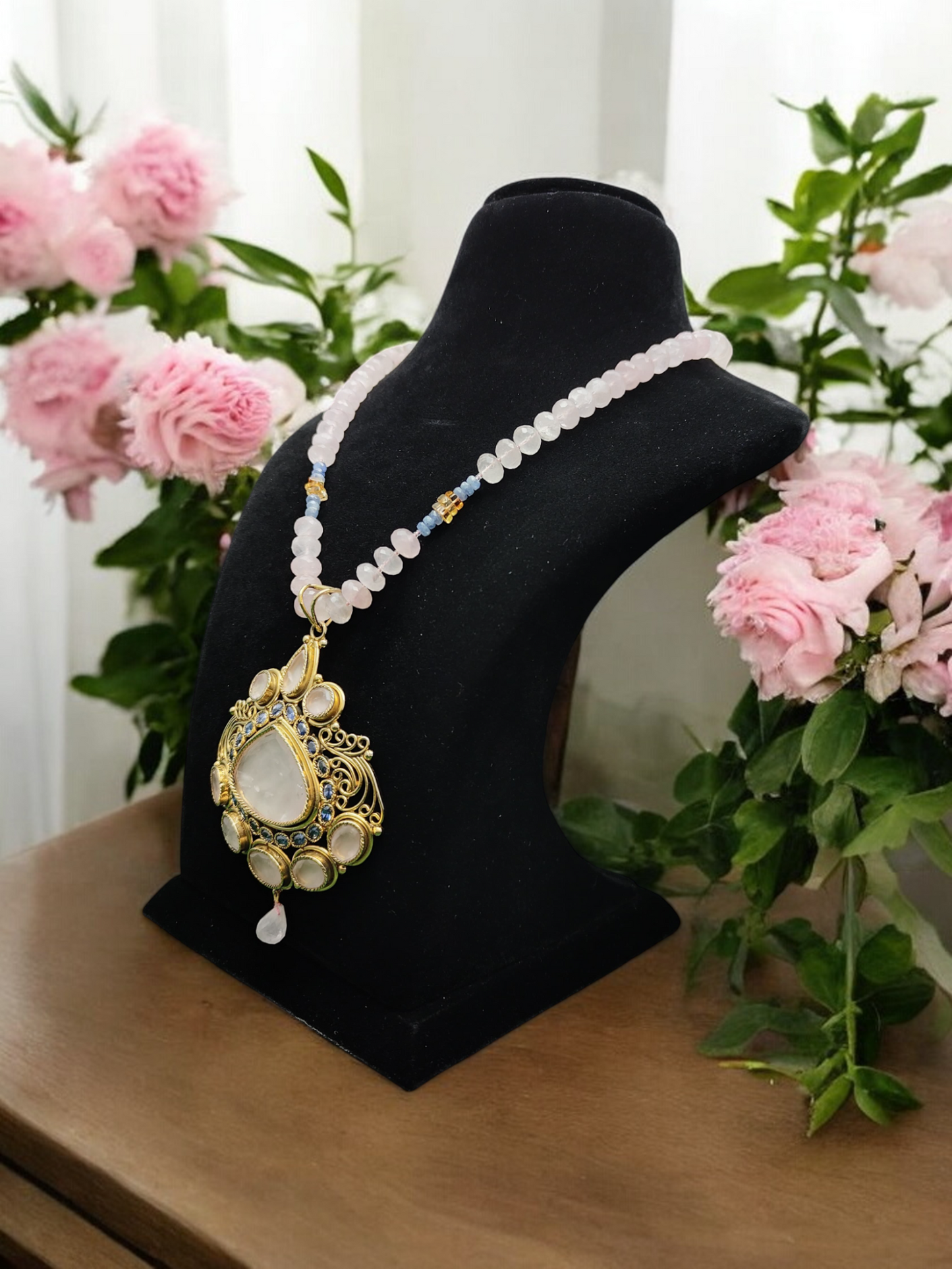 Indira Semi-Pr. Navratan Necklace