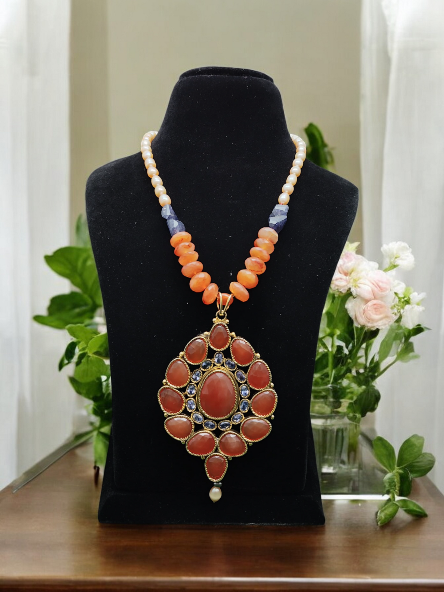 Eshwari Semi-Pr. Navratan Necklace
