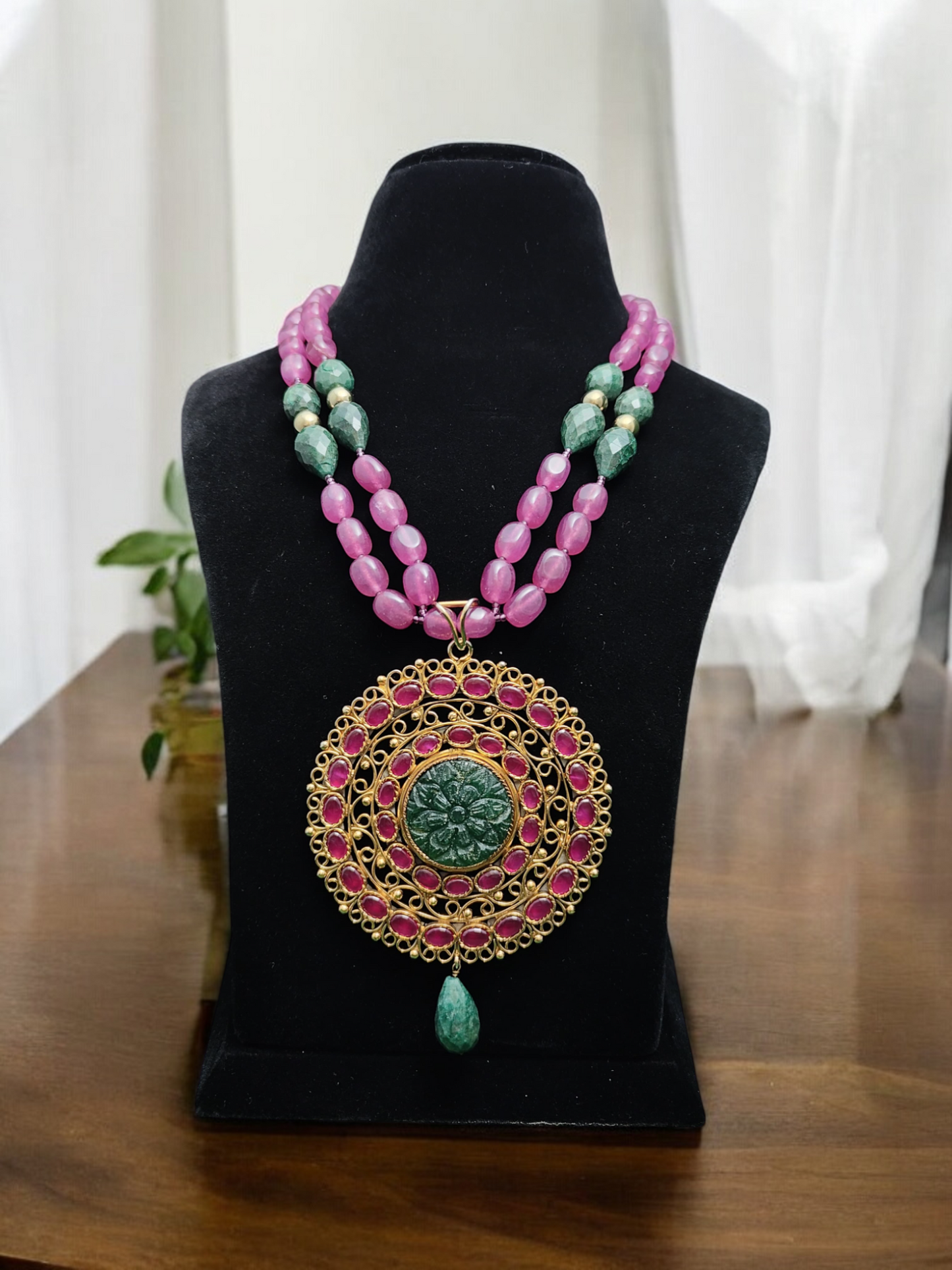 Gargi Semi-Pr. Navratan Necklace