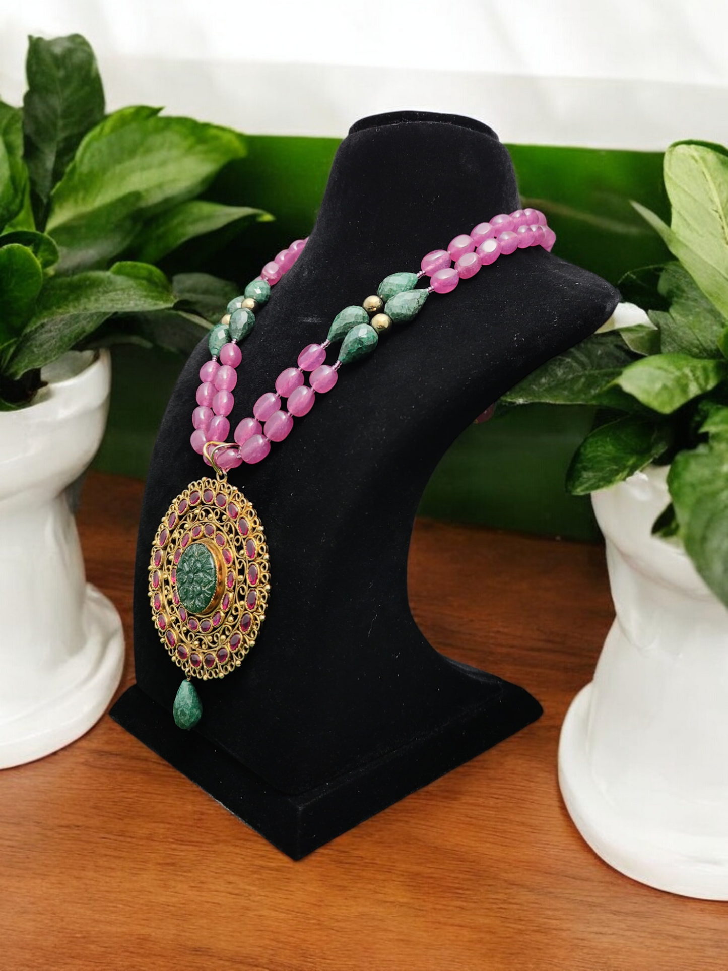 Gargi Semi-Pr. Navratan Necklace