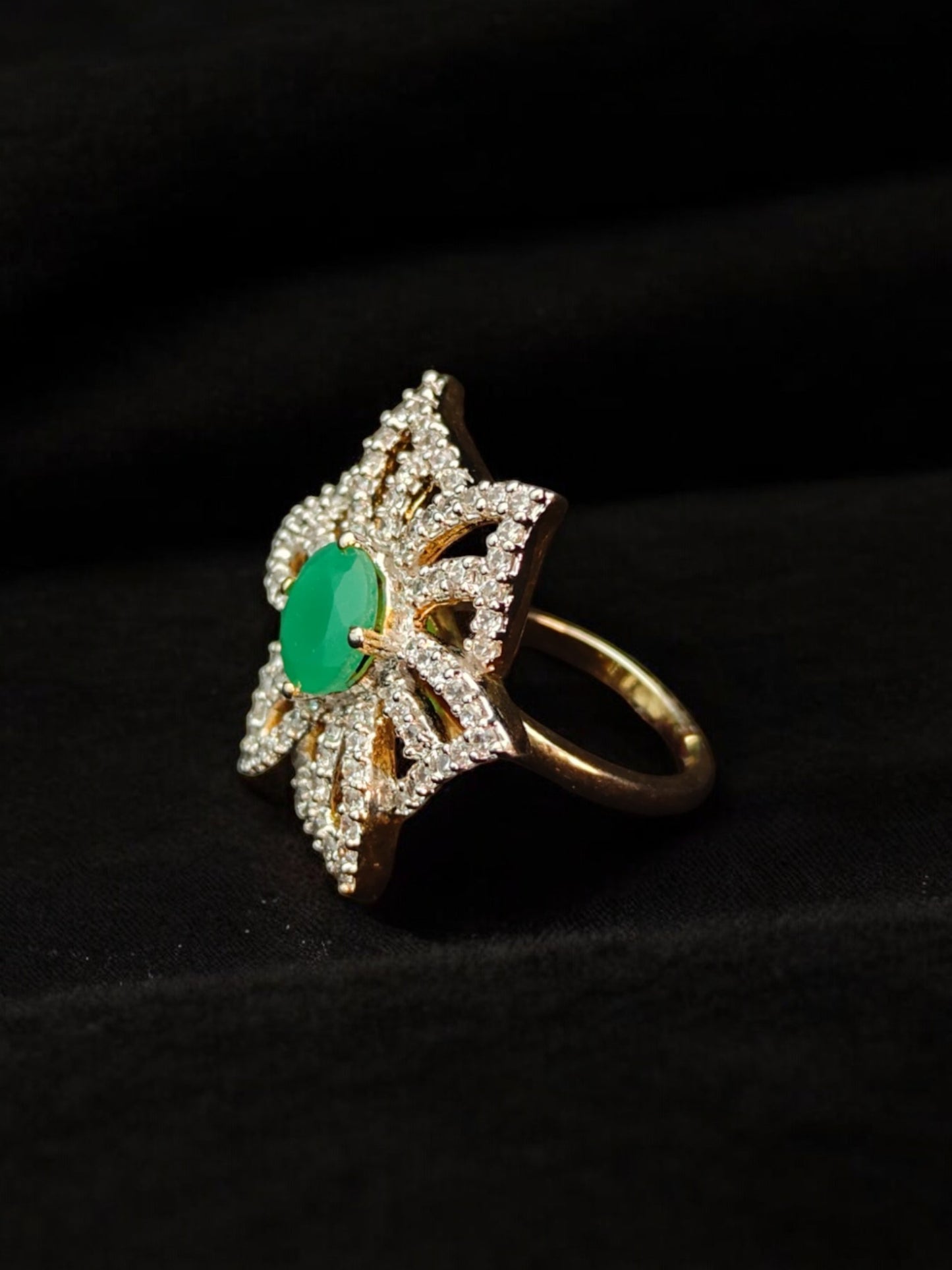 Tanishka Zircon Cocktail Ring