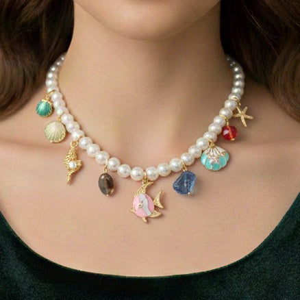 Akshara Pearl Fashion Necklace
