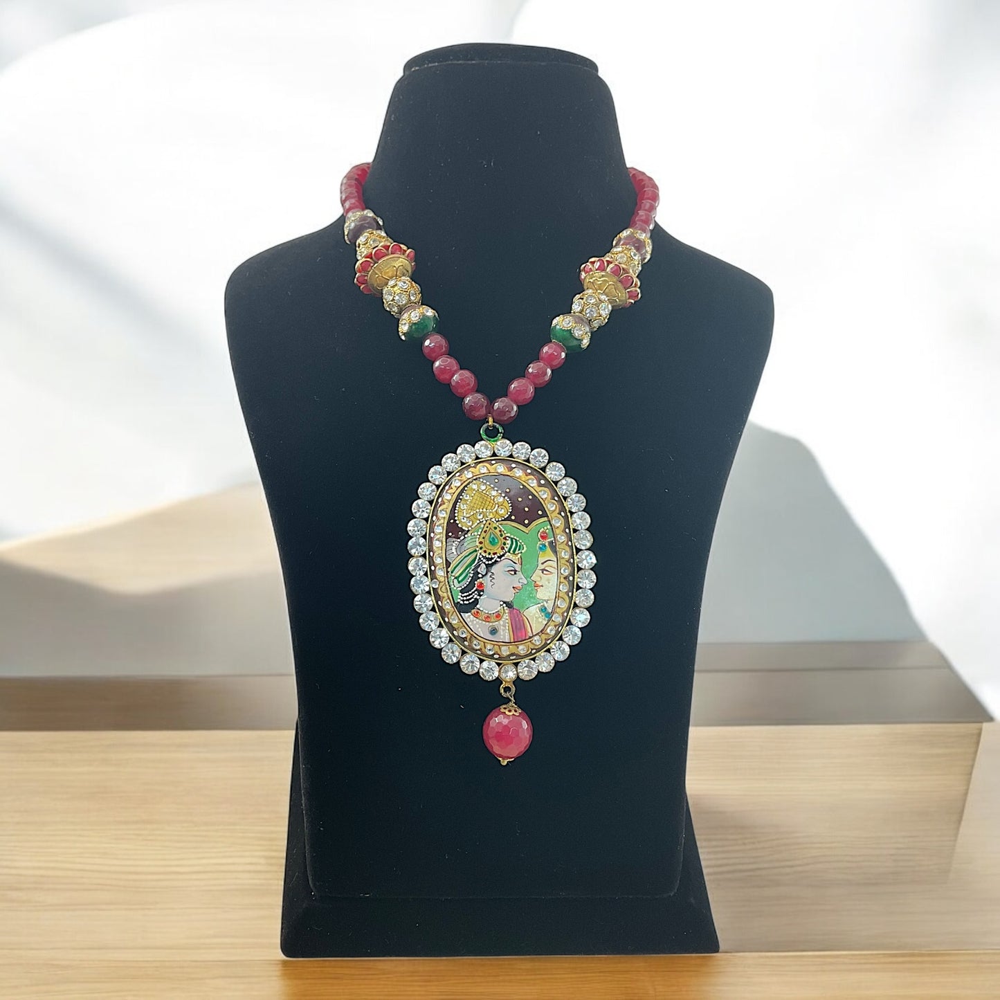 Ritika Kundan Pendent Set