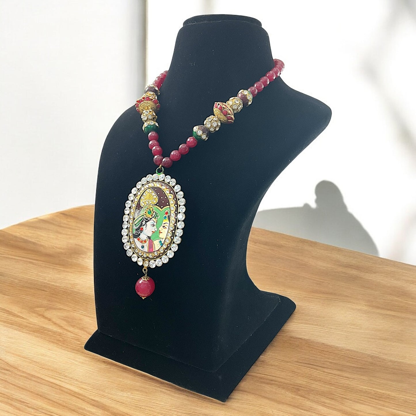 Ritika Kundan Pendent Set