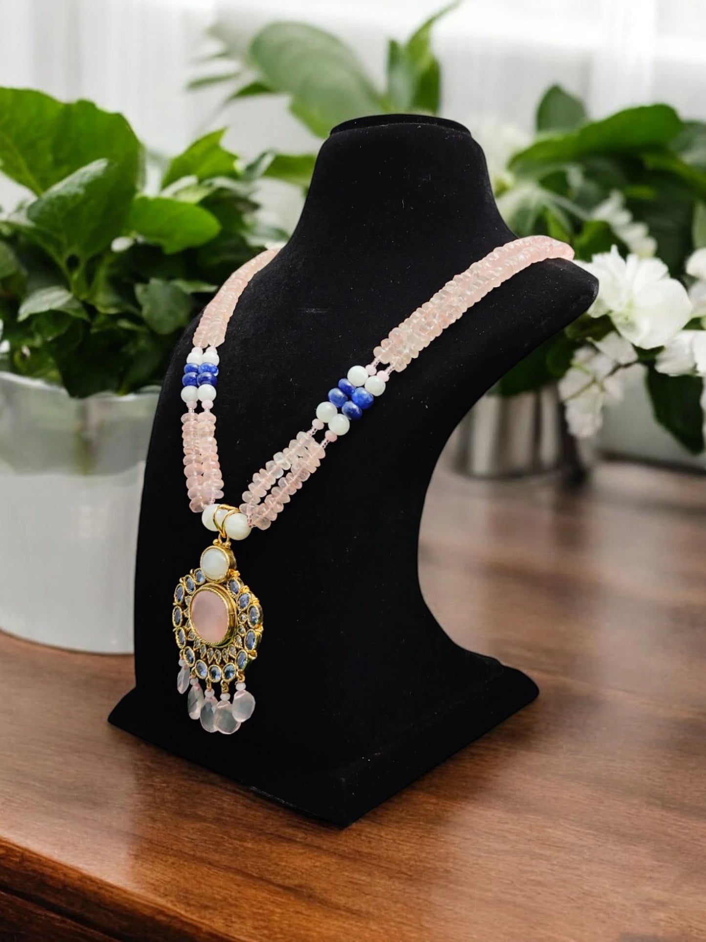 Saanvi Semi-Pr. Navratan Necklace