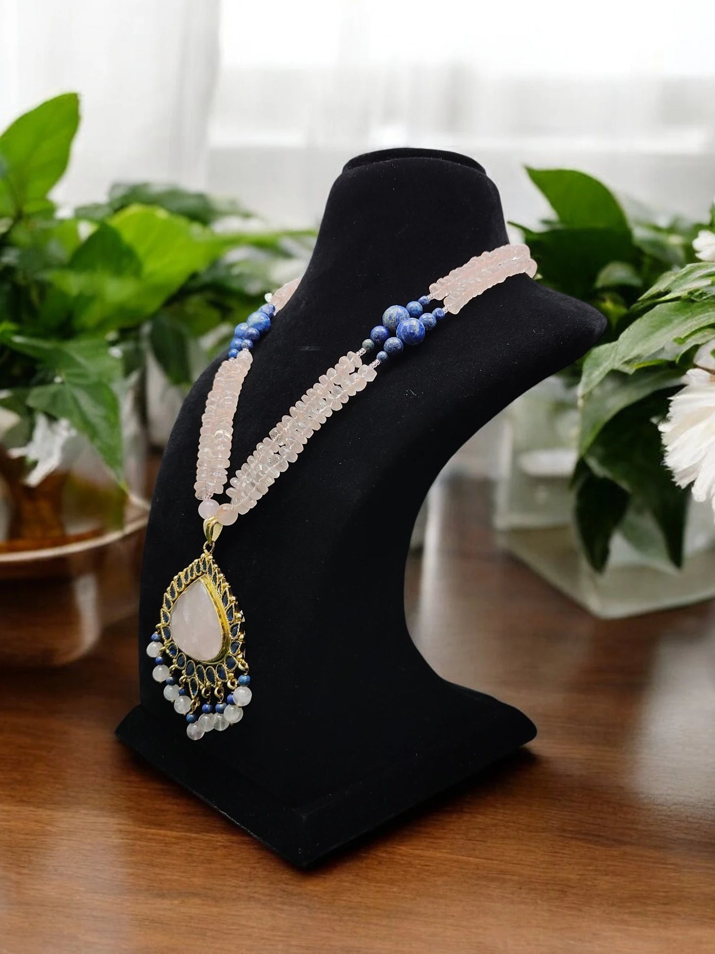 Kiran Semi-Pr. Navratan Necklace