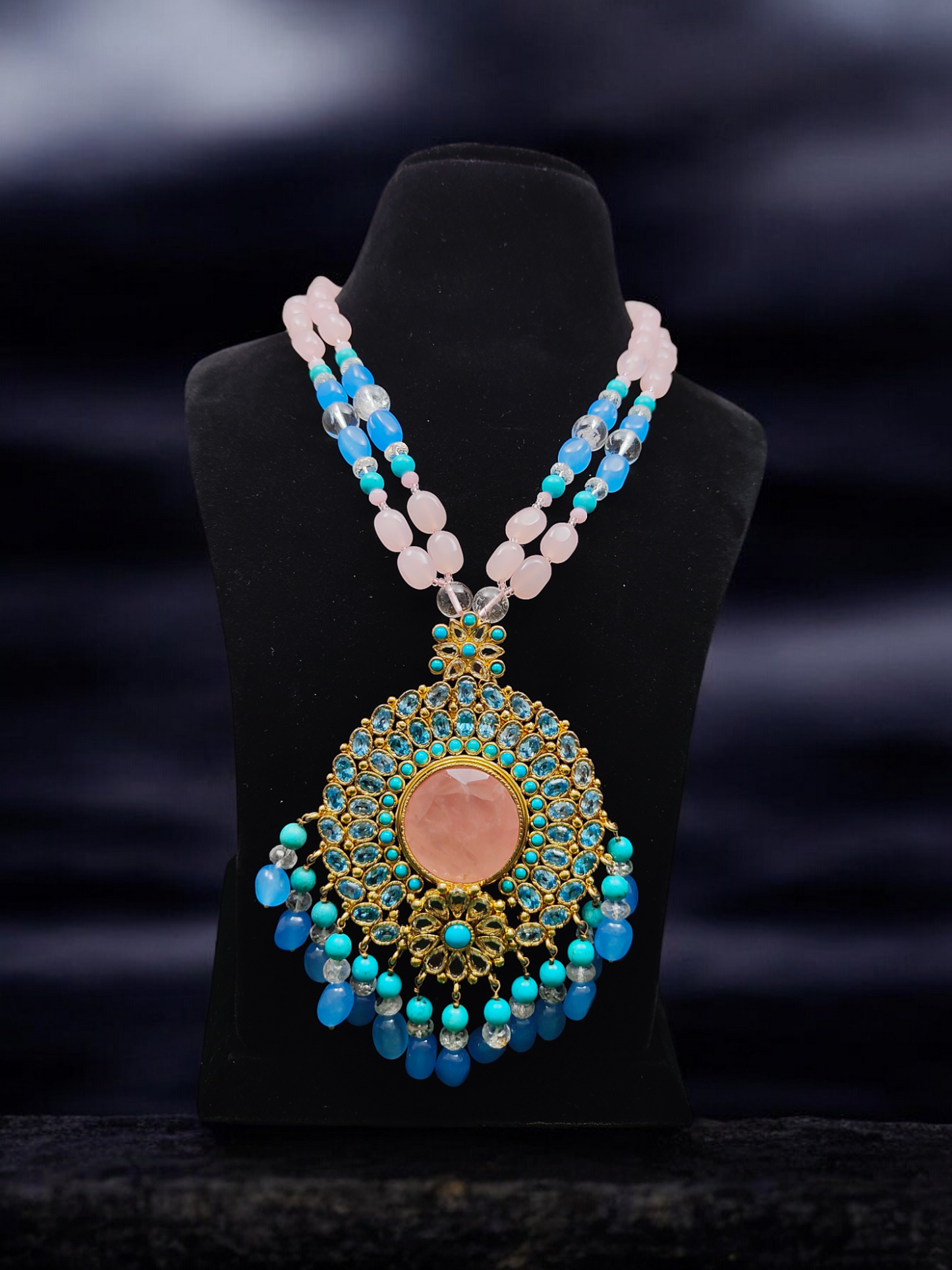Prisha Semi-Pr. Navratan Necklace