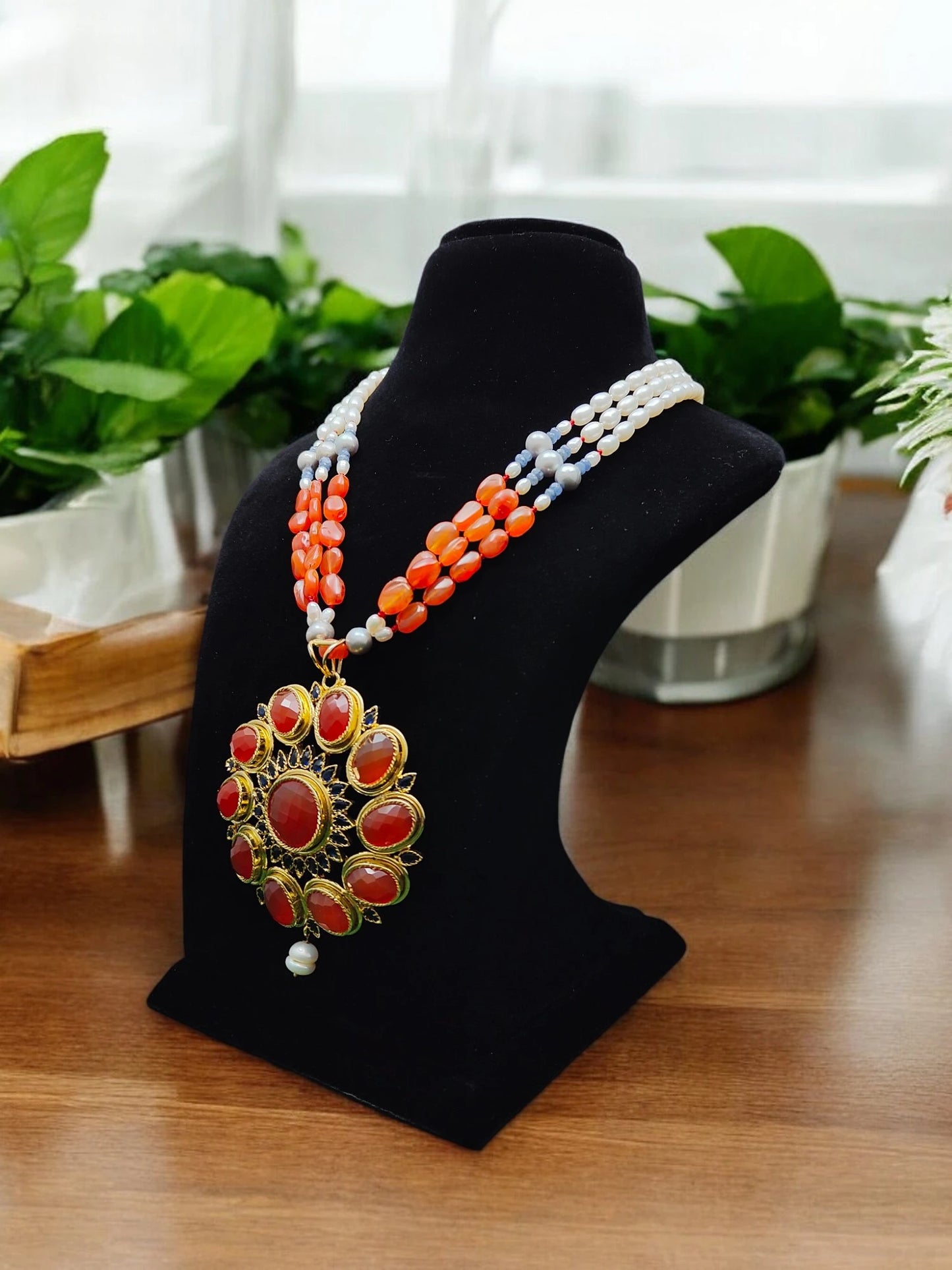 Sakshi Semi-Pr. Navratan Necklace