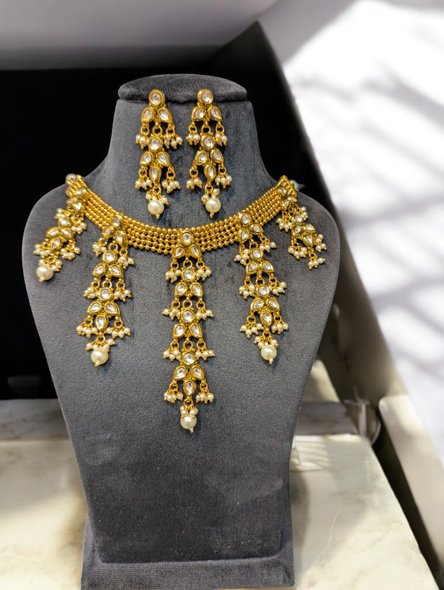 Sonia Kundan Necklace Set