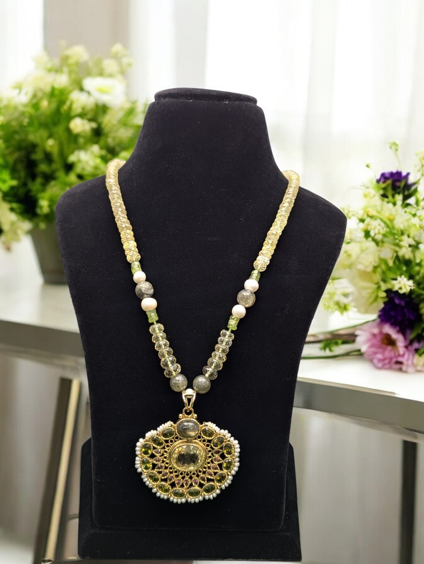 Ananya Semi-Pr.Navratan Necklace