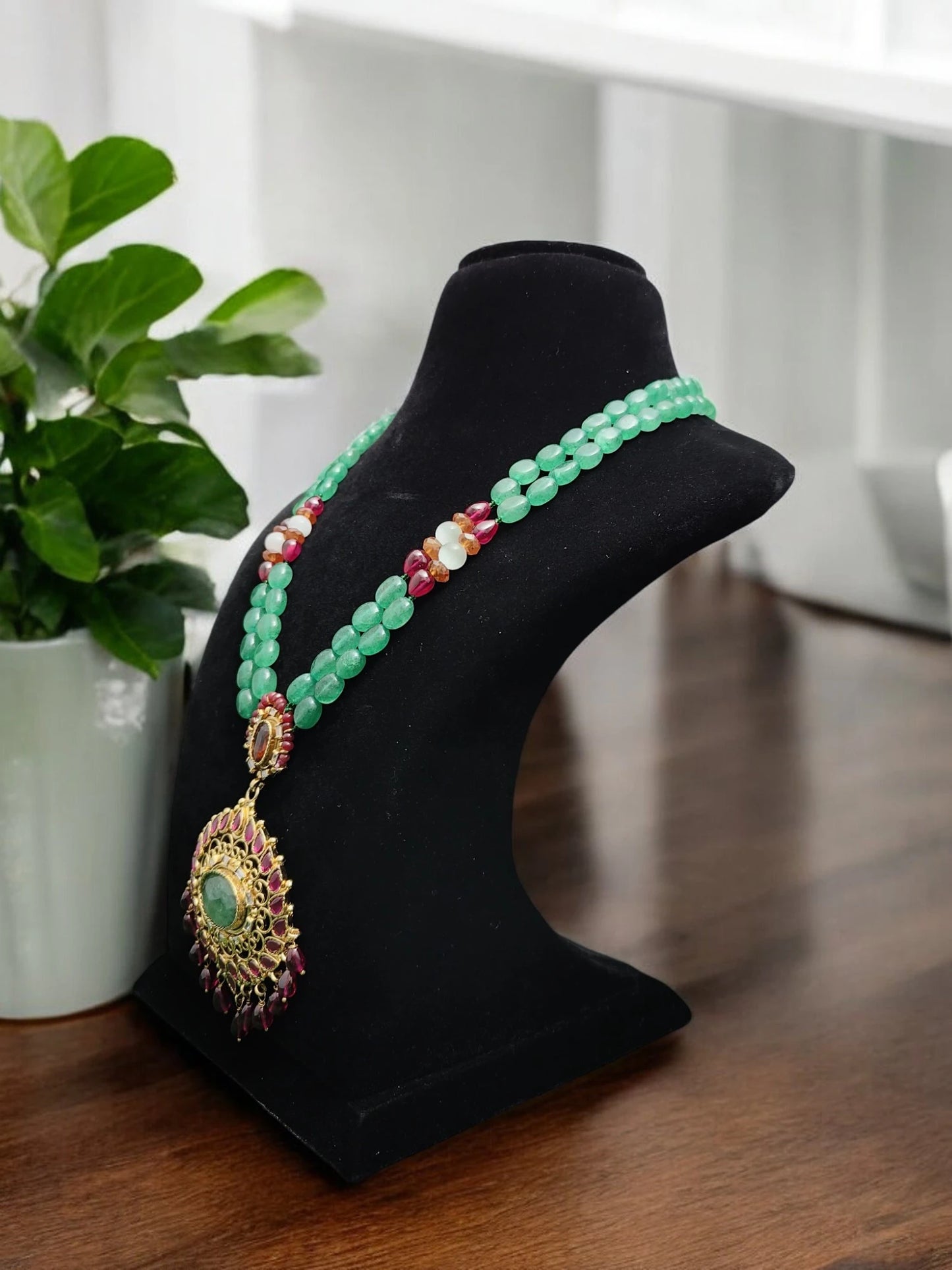 Damini Semi-Pr. Navratan Necklace