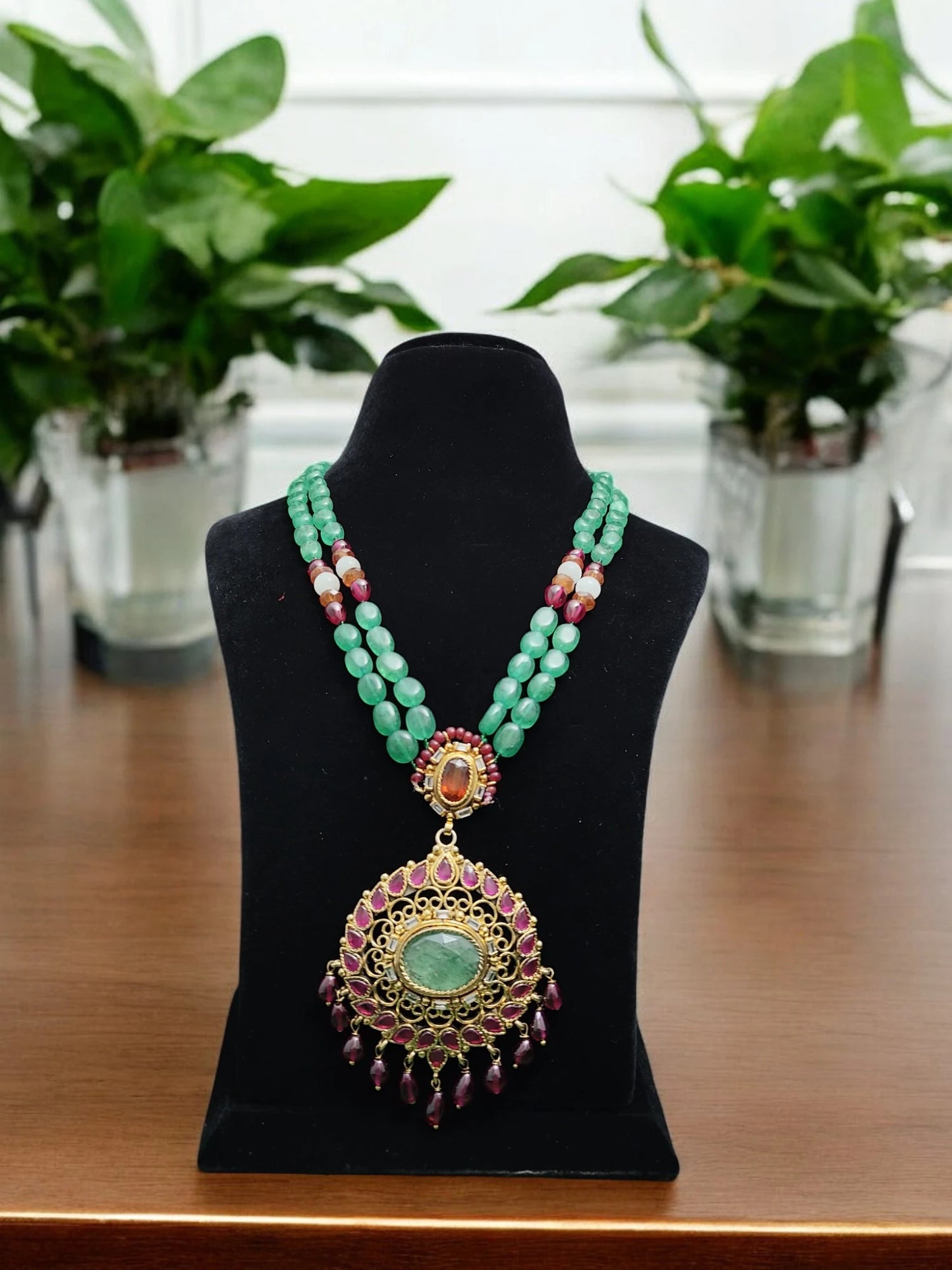 Damini Semi-Pr. Navratan Necklace