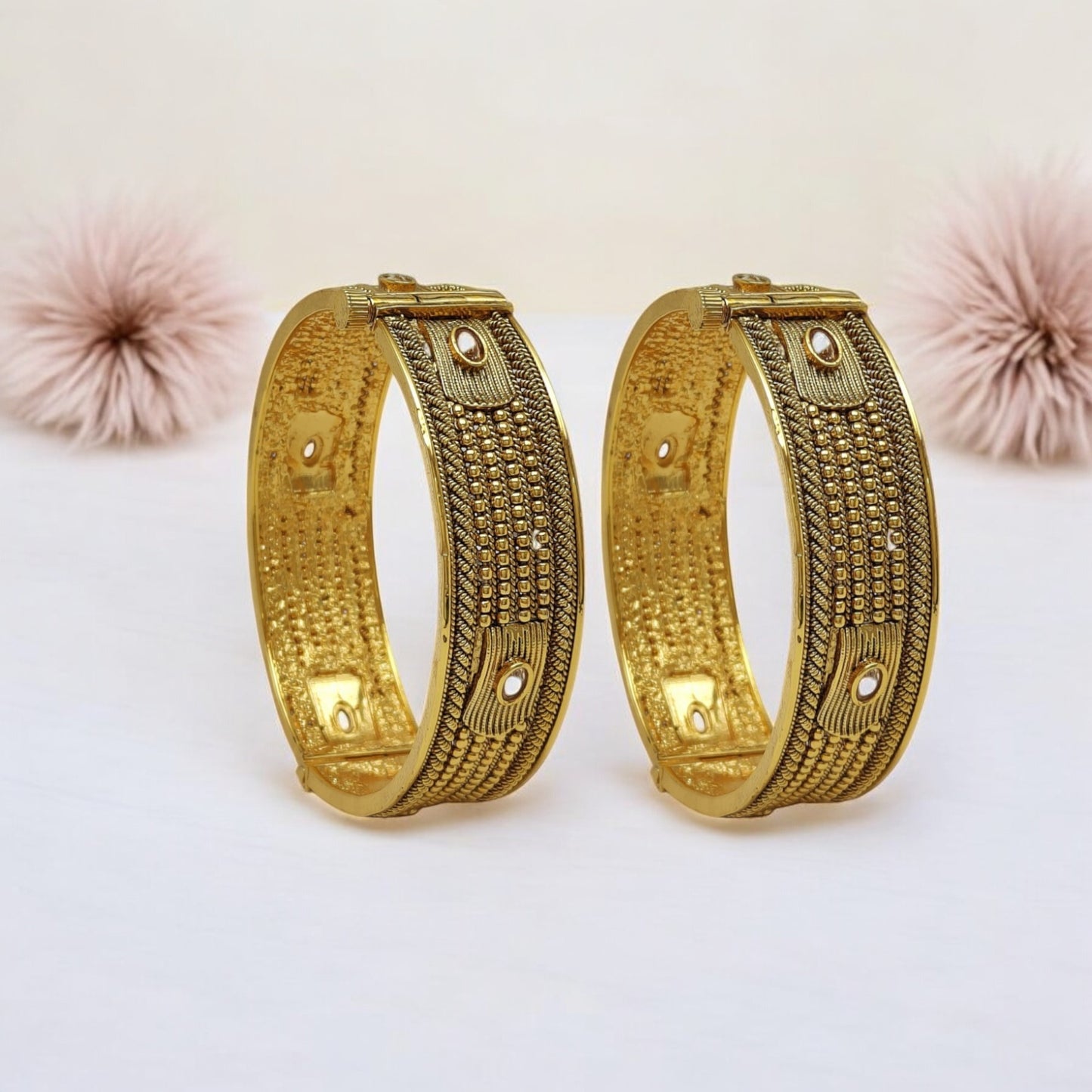 Meera Golden Bangle