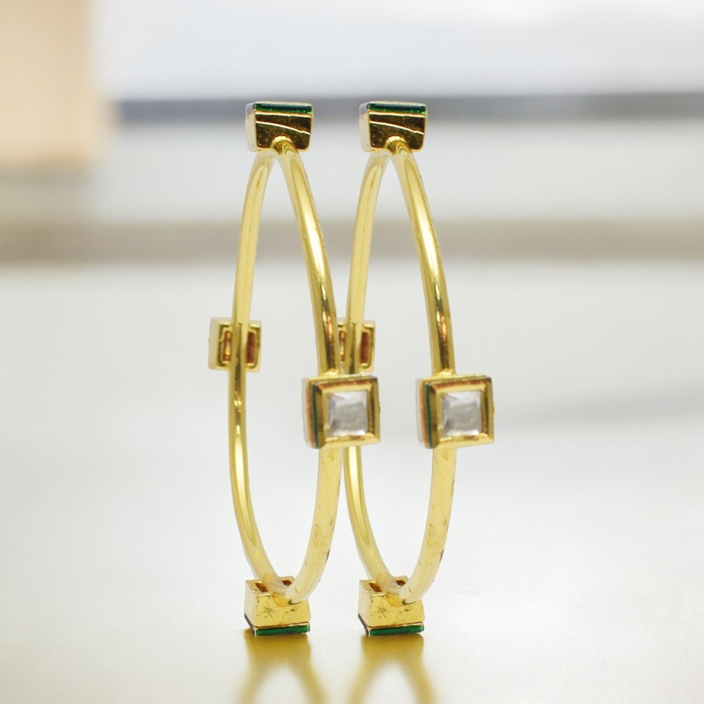 Jivika Kundan Bangles