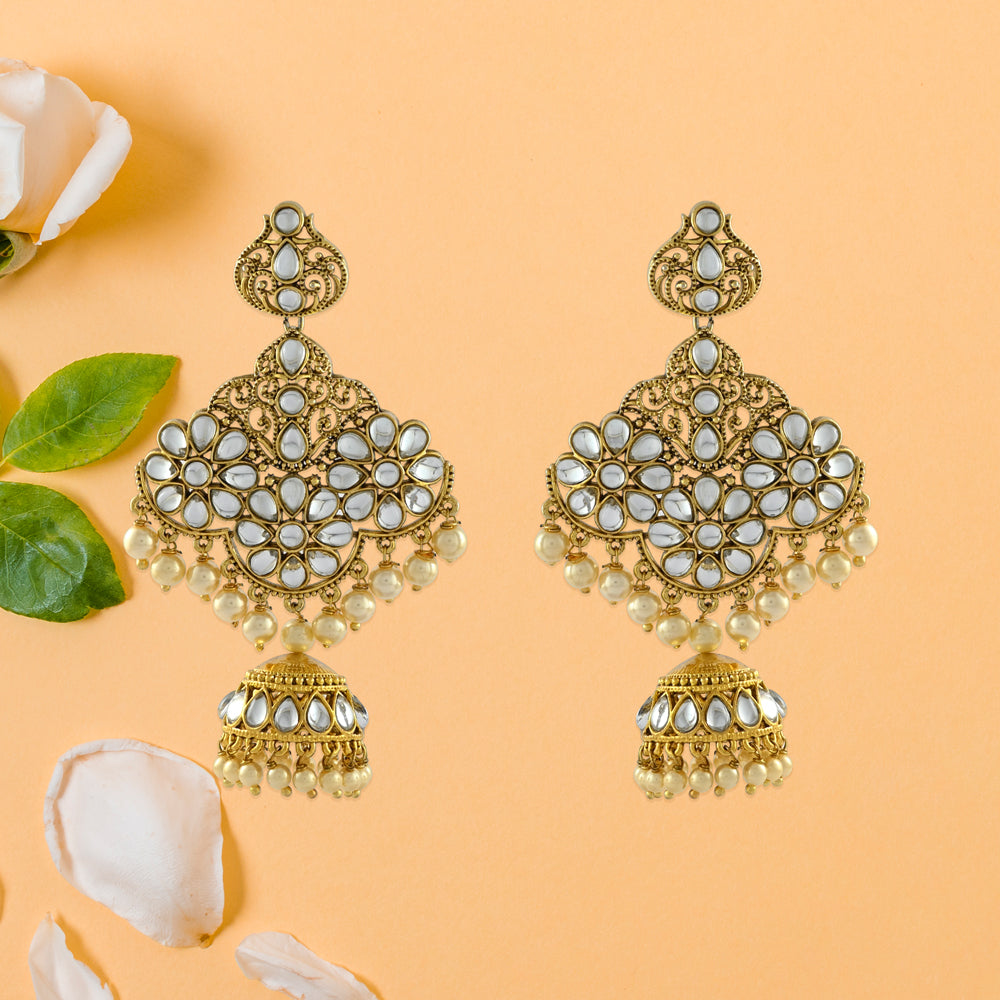 Mira Polki Earrings