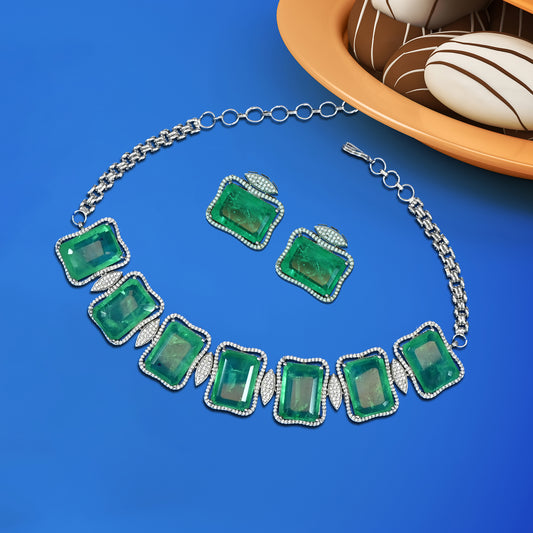 Rohini Zircon Set