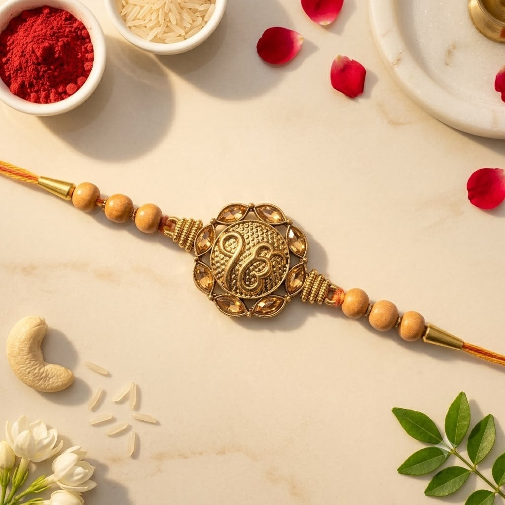 Designer Rakhi on the special day of Rakshabandan for your Brothers| Rakshabandhan special | Rakhi for Brother Art No. R-46