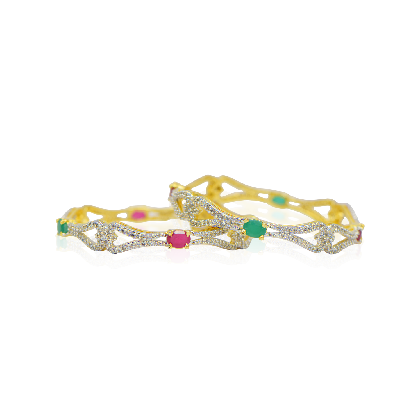 Lyra Zircon Bangle