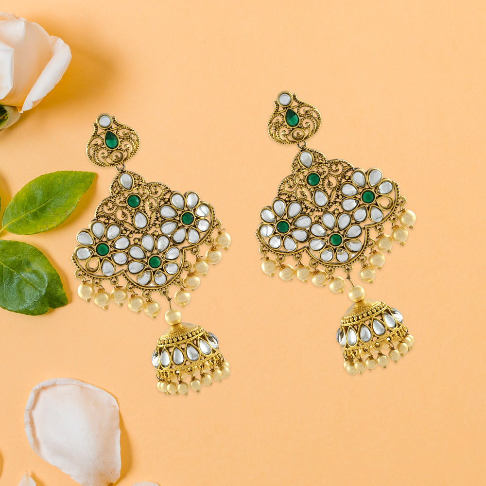 Mira Polki Earrings