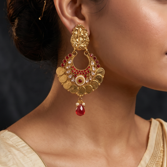 Polki Earring - E000T0