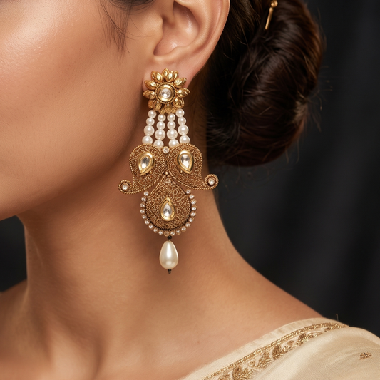 Polki Earring - E000TE