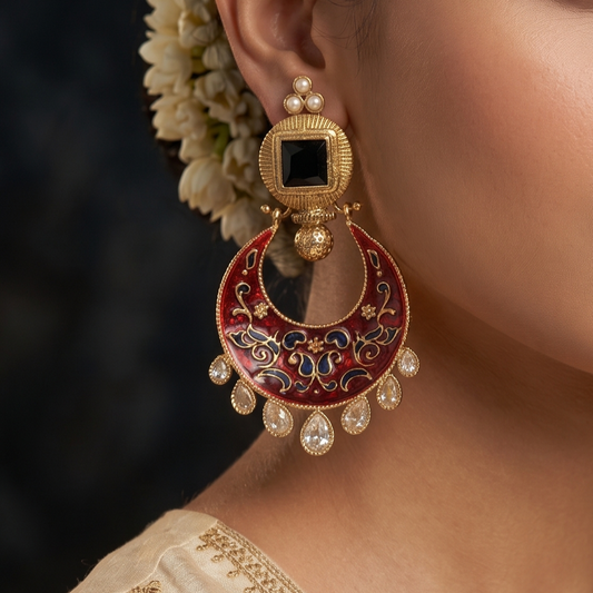 Polki Earring - E000TG