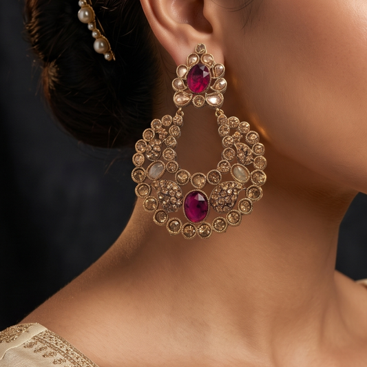 Polki Earring - E000TO
