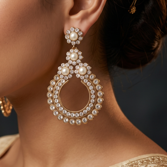 Polki Earring - E001AC
