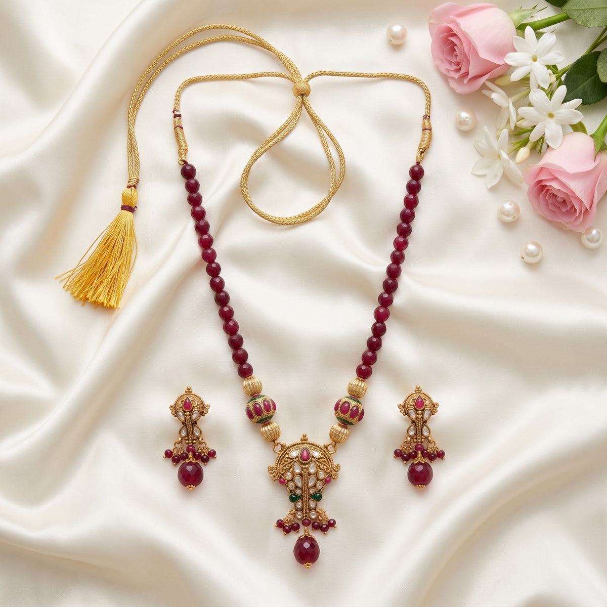 Nisha Semi-Polki P.Set