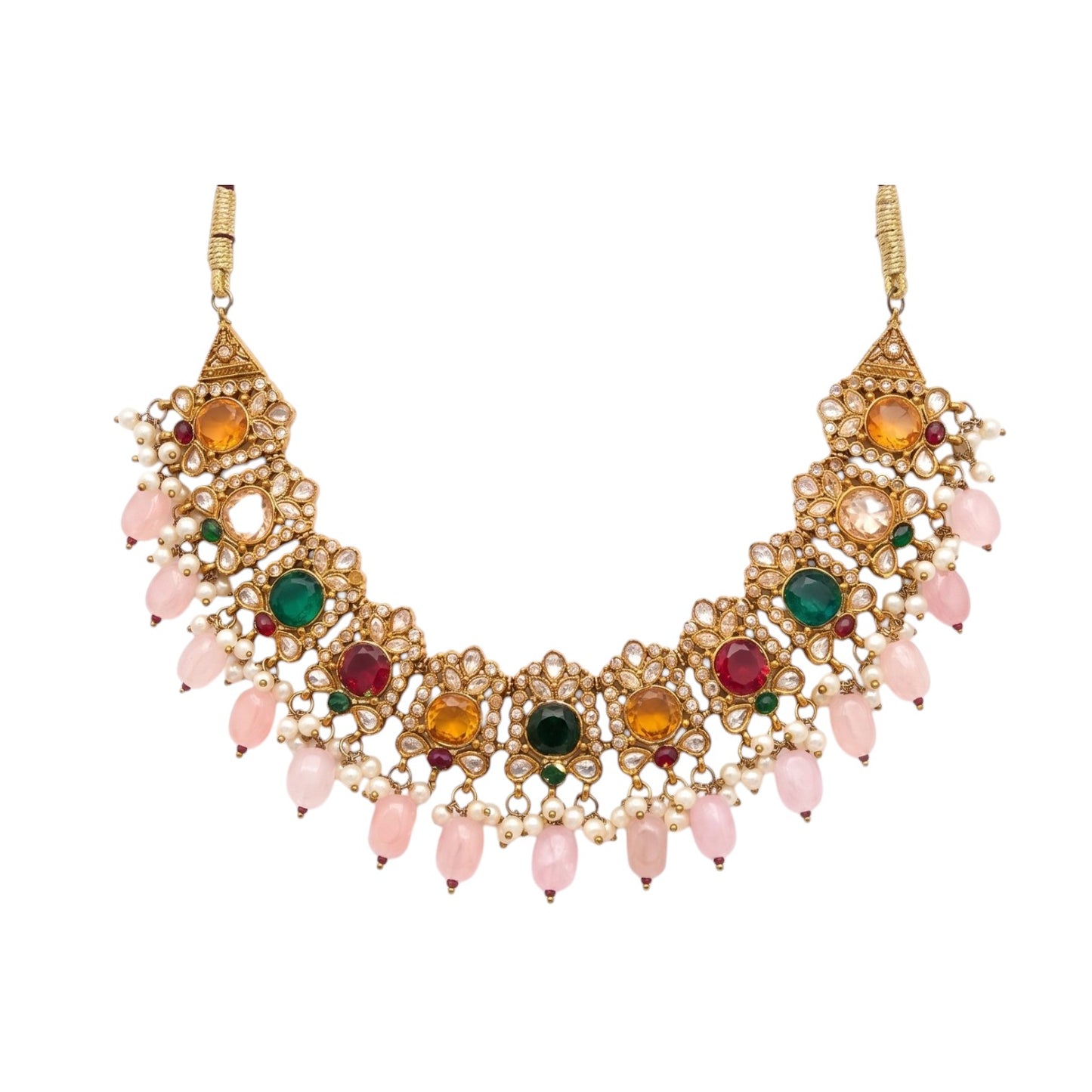 Polki Necklace Set - E004IQ