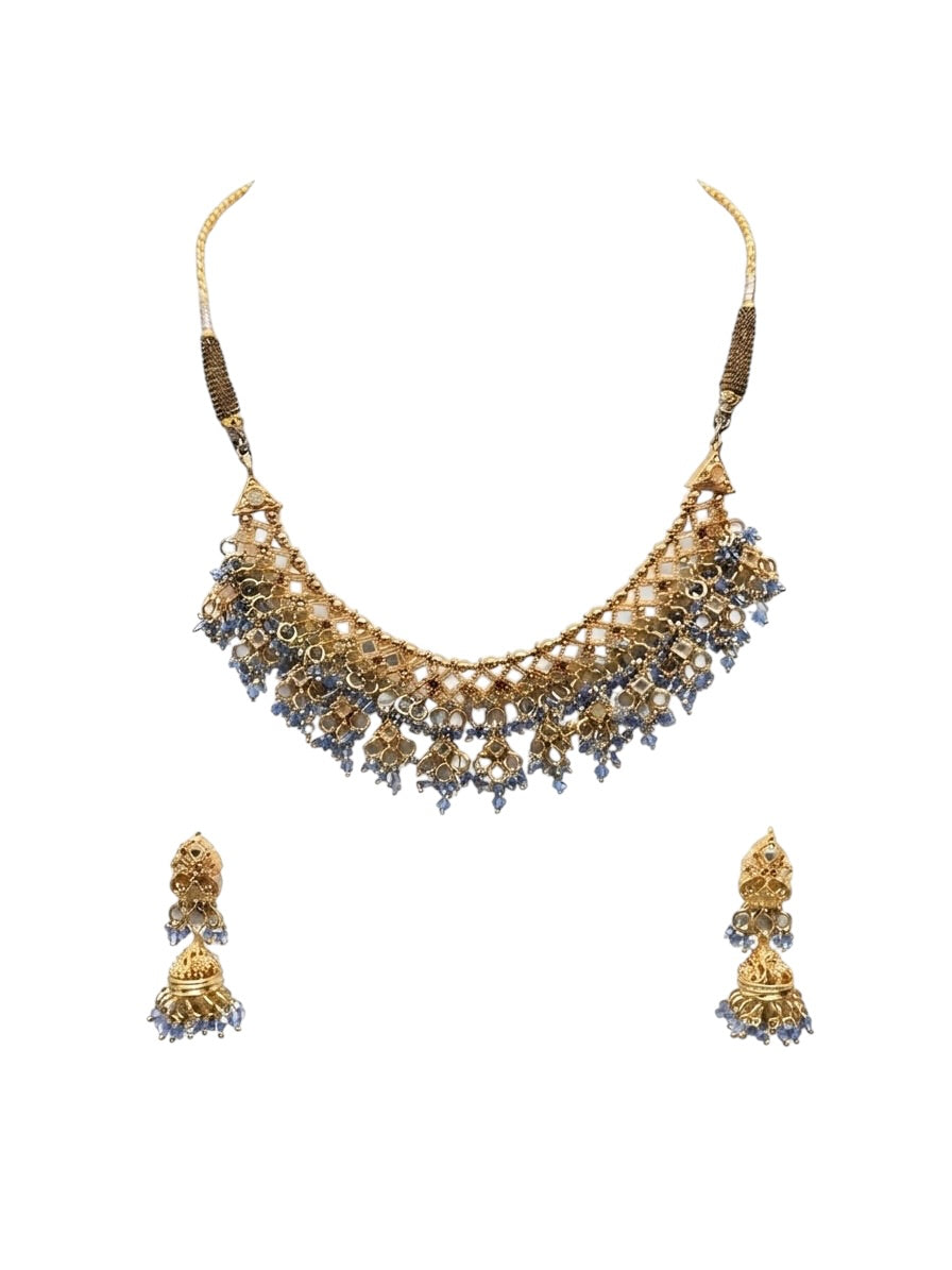 Polki Necklace Set - E004J4