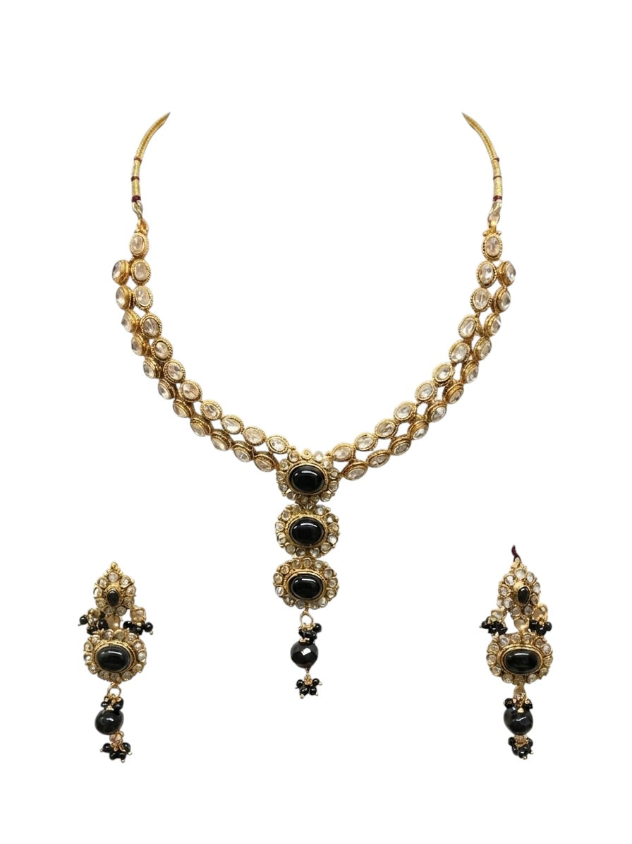 Polki Necklace Set - E004JW