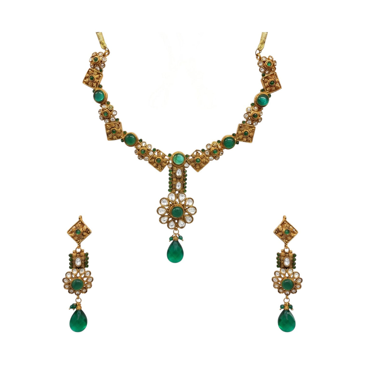 Kiara Polki Necklace Set