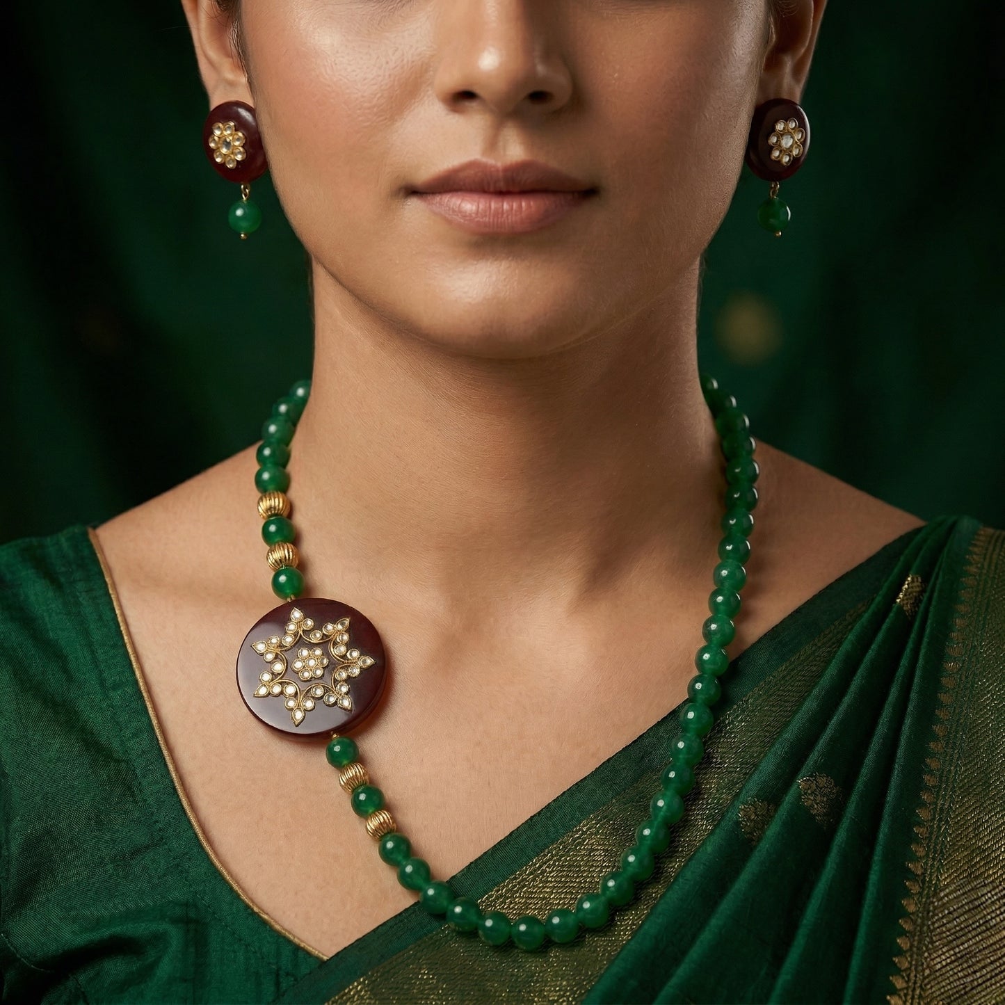 Ishani Brooch Set