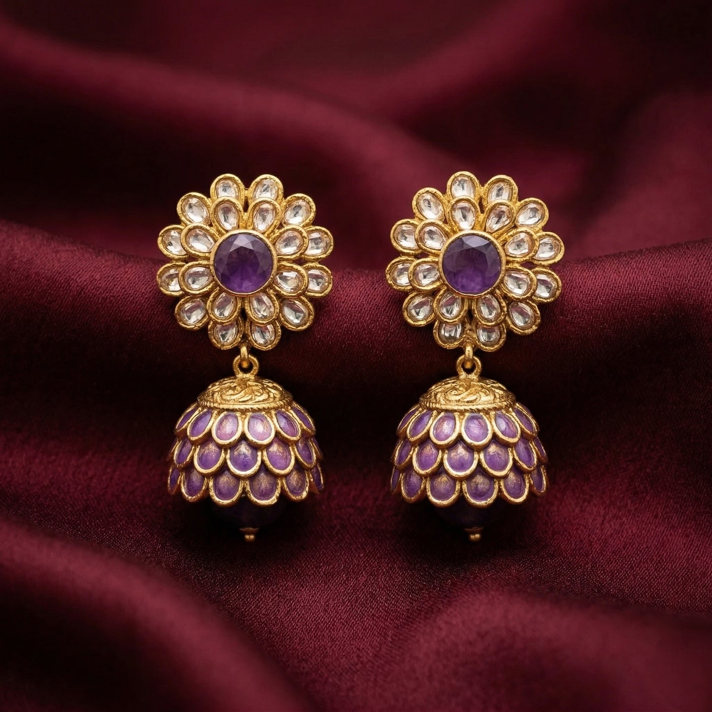 Sophia Kundan Pendent Set