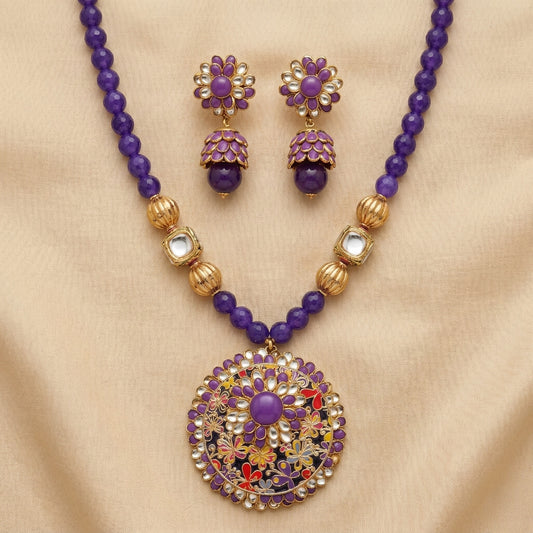 Sophia Kundan Pendent Set