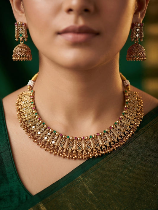 Pooja Temple Necklace